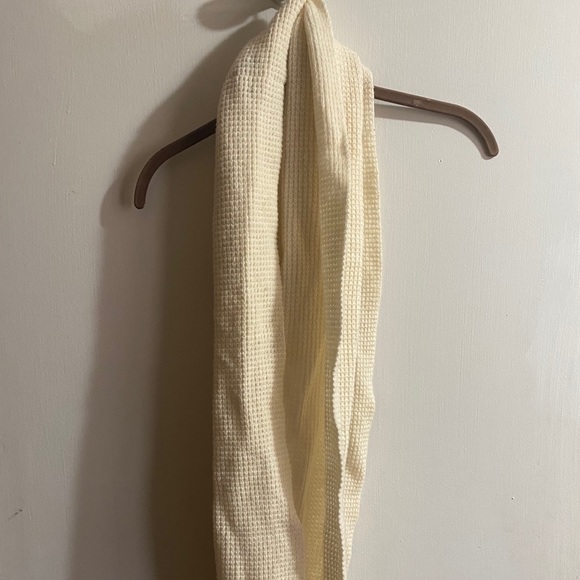 J. Crew Cream Infinity Waffle Scarf - Picture 3 of 4